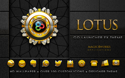 GO Launcher EX theme Lotus