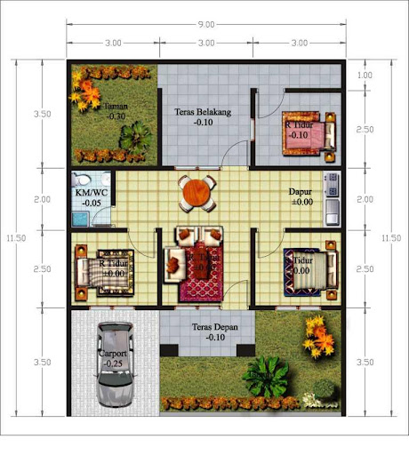Modern Minimalist House Plan