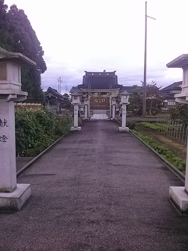 鴨島神社　参道