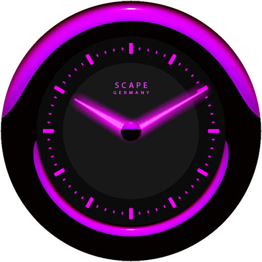 Laser Clock ANDROID PURPLE LOGO-APP點子