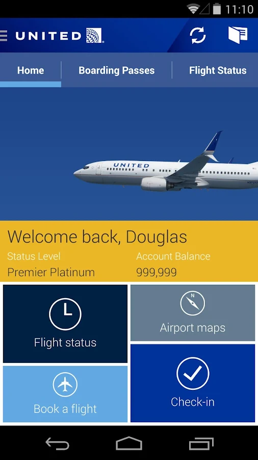 United Airlines - screenshot