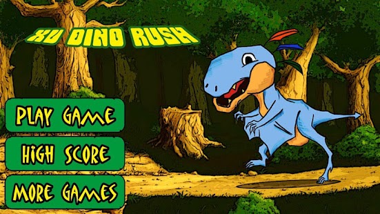 【免費休閒App】Dino Rush: Tap, Run & Jump-APP點子