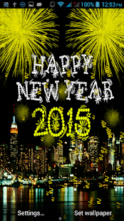Free Download New Year 2015 Live Wallpaper APK for PC