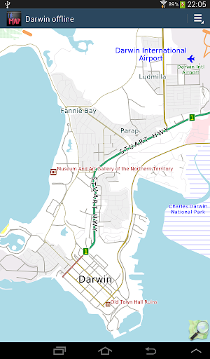 【免費旅遊App】Darwin offline map-APP點子