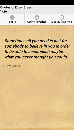 Quotes of Drew Brees