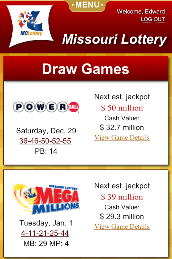 Molottery Winning Numbers