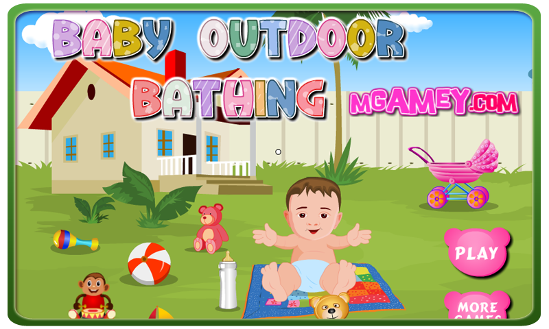 Baby-Outdoor-Bathing 6