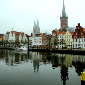 Luebeck-The Old Town by Rumiana Doncheva - City,  Street & Park Historic Districts