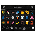 Emoji Keyboard+ Black Grape icon