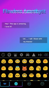 Lastest FlawlessAmethyst ThemeKeyboard APK for Android