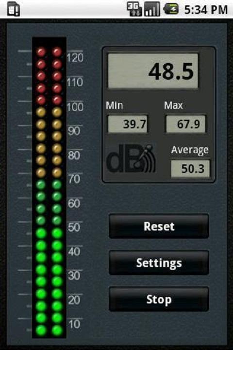 SPL Volume Levels Pro Screen 3