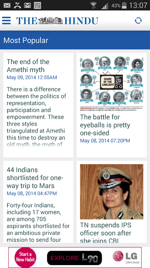 The Hindu News (Official app) Android Apps on Google Play
