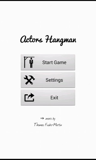 Actors Hangman Free