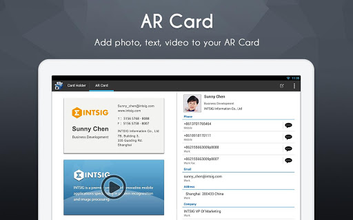 Android APK : CamCard - Business Card Reader