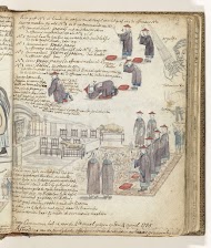 Chinese sacrificial ceremony in Batavia