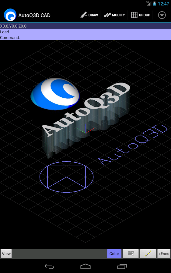 AutoQ3D CAD - screenshot