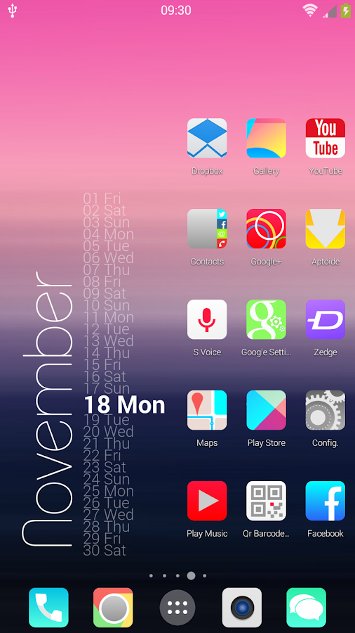 KitKat HD Launcher Theme 7 in1 - screenshot