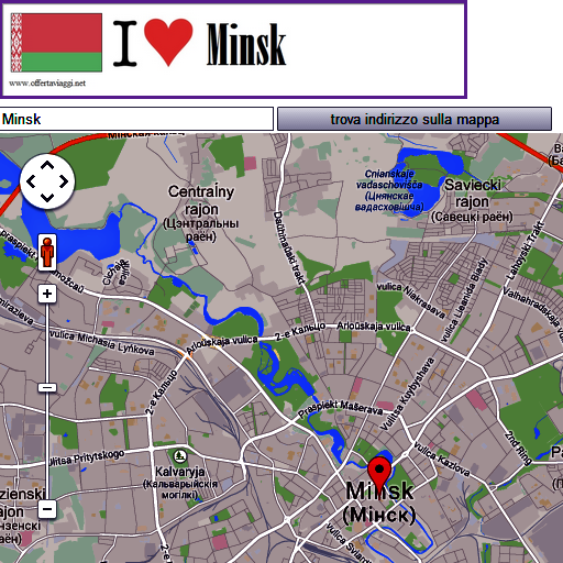 Minsk map