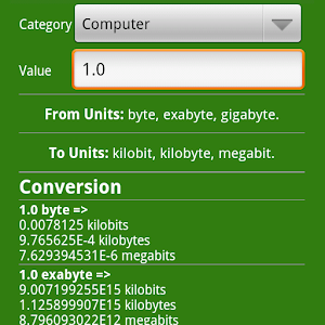 Auto unit converter 1.6