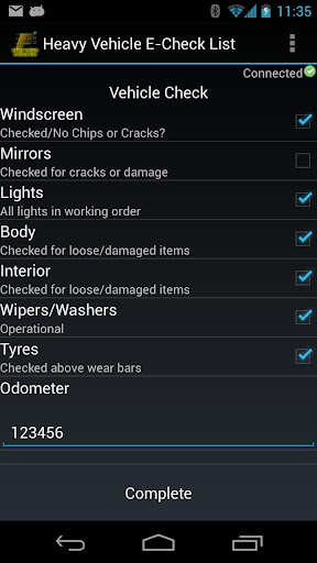 【免費交通運輸App】Heavy Vehicle E-Check List-APP點子