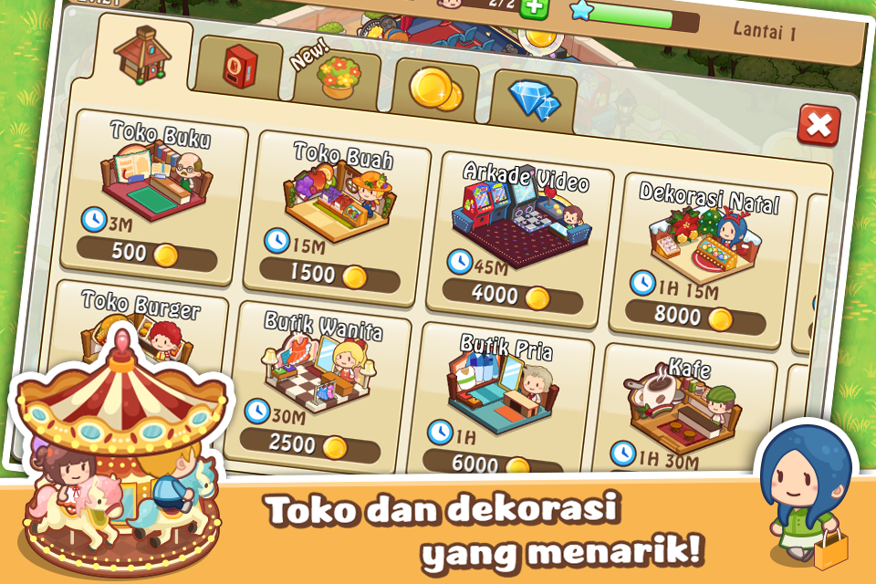   Happy Mall Story: Game Sim- tangkapan layar 