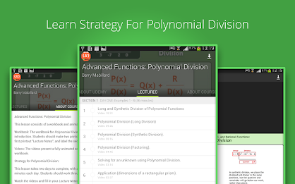 Polynomial Division lessons poster 7