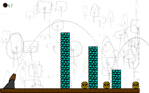 cannon doodle physic game
