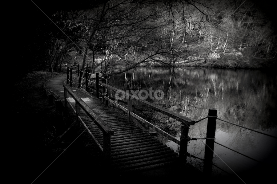 Hell Bridge by Nurhuda Aprilianto - Black & White Landscapes