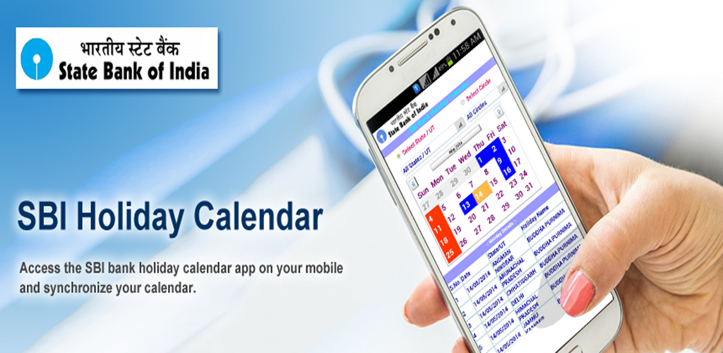SBI Bank Holiday Calendar Latest version for Android Download APK