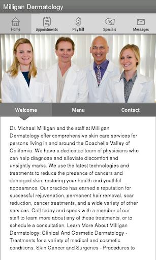 【免費商業App】Milligan Dermatology-APP點子