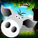 Farm animals for toddlers HD logo