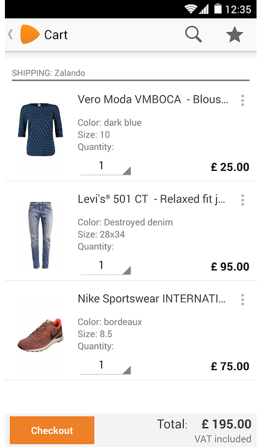 Zalando â Shopping  Fashion - screenshot