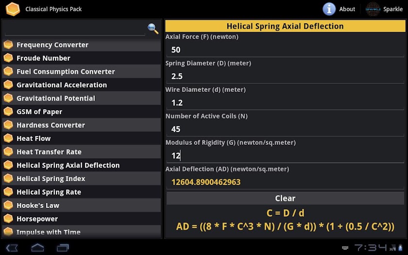 Classical Physics Pack Tablet Screen 3