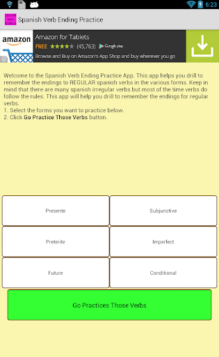 【免費教育App】Spanish Verb Ending Practice-APP點子