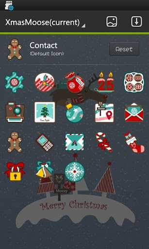 S-XmasMooseGOLauncher EX Theme