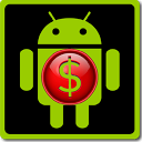 Financial budget management mobile app icon