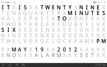 Text Clock Live Wallpaper poster 3