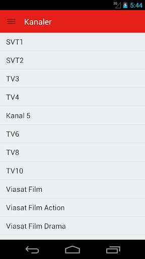 Swedish Television Guide Free