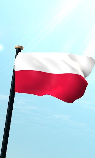 Poland Flag 3D Live Wallpaper