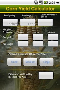 Free Corn Yield Calculator APK