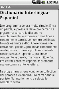 Interlingua to Espaniol Screenshots 1