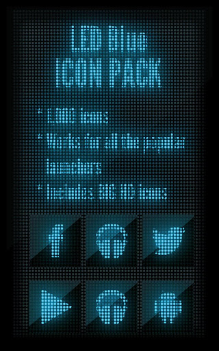 Led Blue - Icon Pack