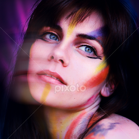 Colors are the smiles of nature lll by Oana Artem - People Portraits of Women