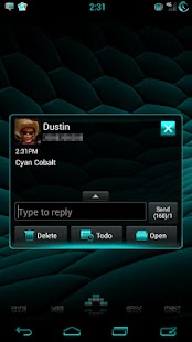 How to download GO SMS Cyan Cobalt Theme 1.3 apk for bluestacks