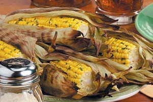 Grilled Corn in Husks