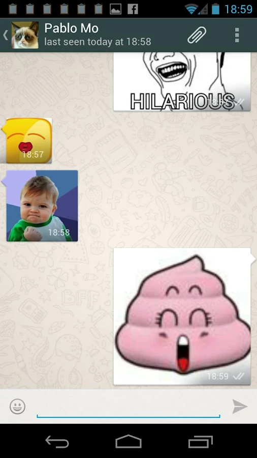 Smileys for Chat (memes,emoji) - screenshot