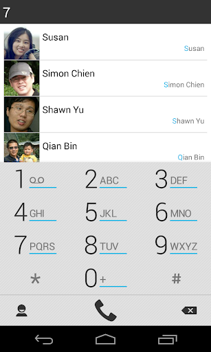 exDialer Light ICS Theme