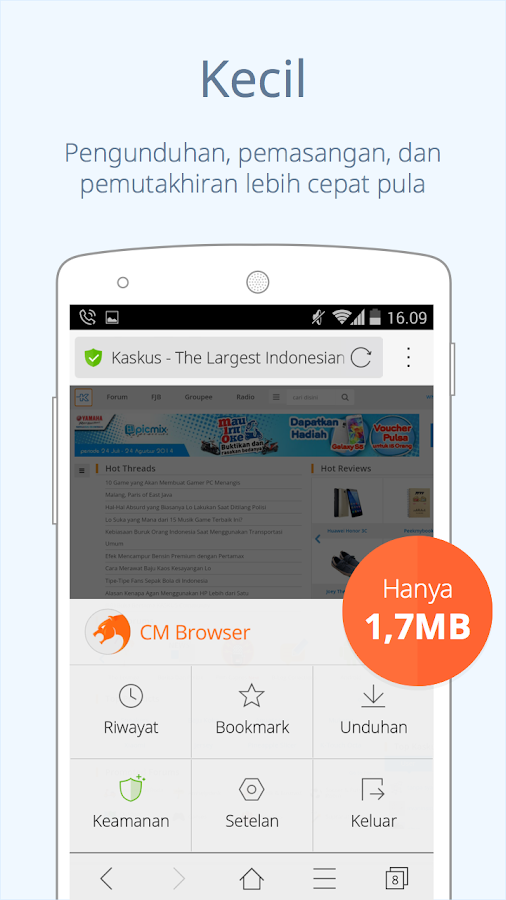 CM Browser 5.20.06 Apk Download 