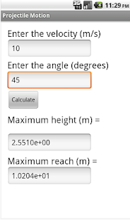 Free Download Projectile Motion APK for Android
