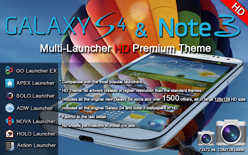 Galaxy S4 Note3 Premium Theme